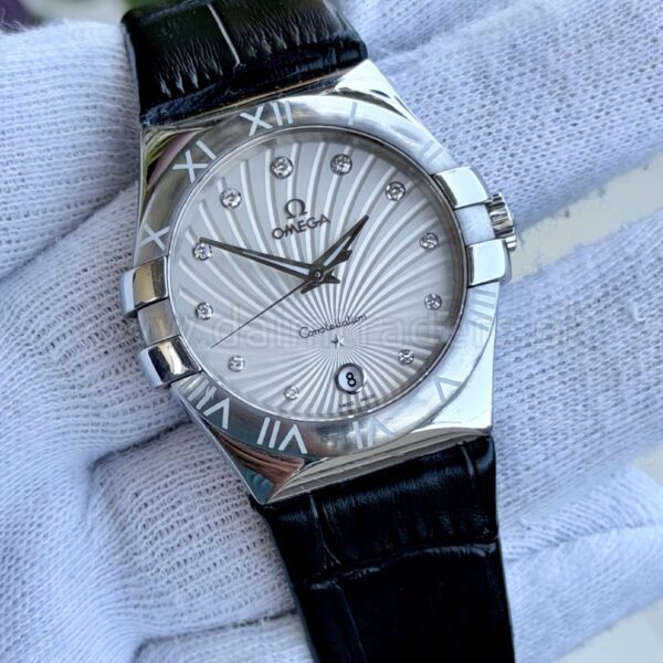 OMEGA Constellation 123.12.35.60.52.001 Silver Diamond Dial 35mm Quartz Swiss