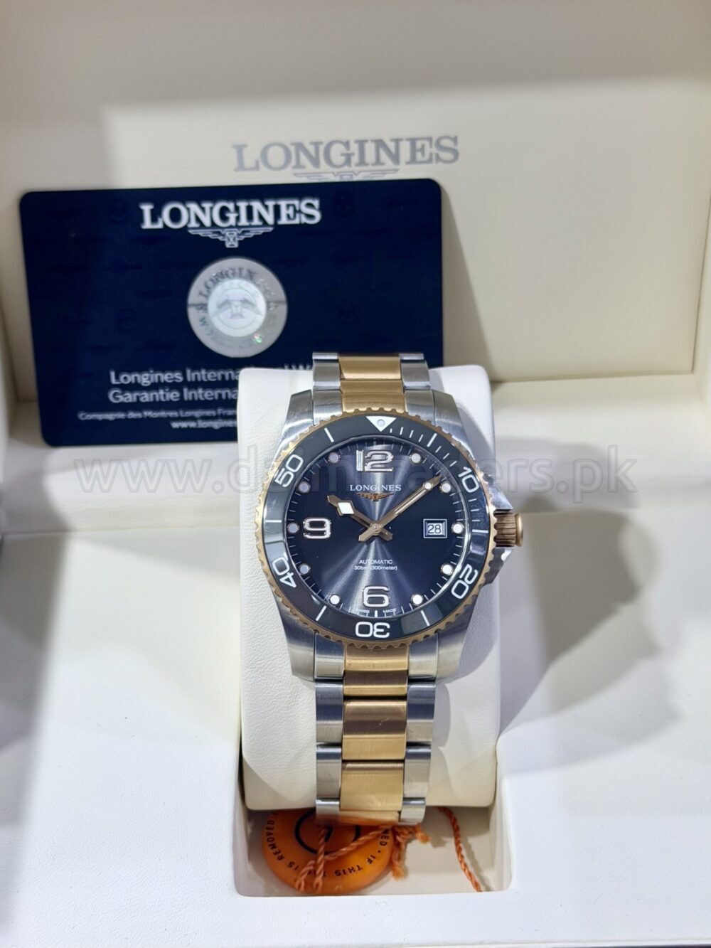 LONGINES HydroConquest L3.781.3.78.7 Grey Dial 41mm Two-Tone Automatic Swiss Mens – photo 2