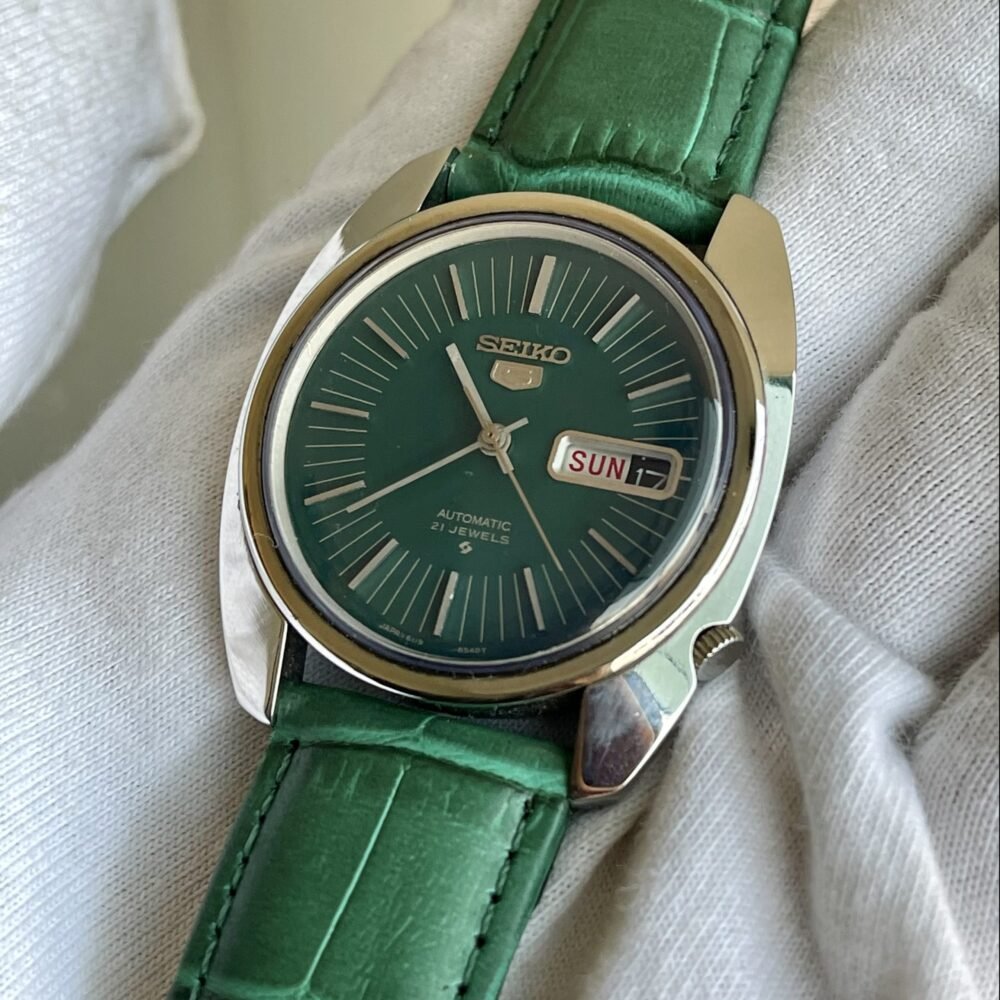 Seiko 5 Japan Vintage Rare Green – photo 2