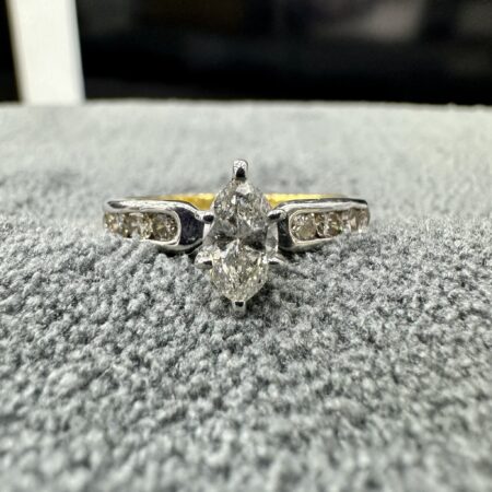 Gold14k Ring Marquise Diamond