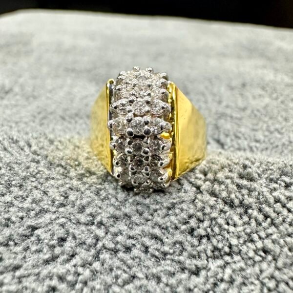 GOLD14k Ring 27x Diamond Dubai Preloved 