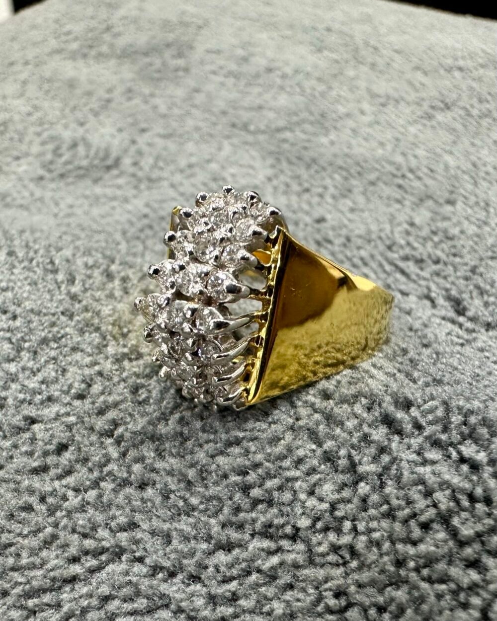 GOLD14k Ring 27x Diamond Dubai Preloved  – photo 2