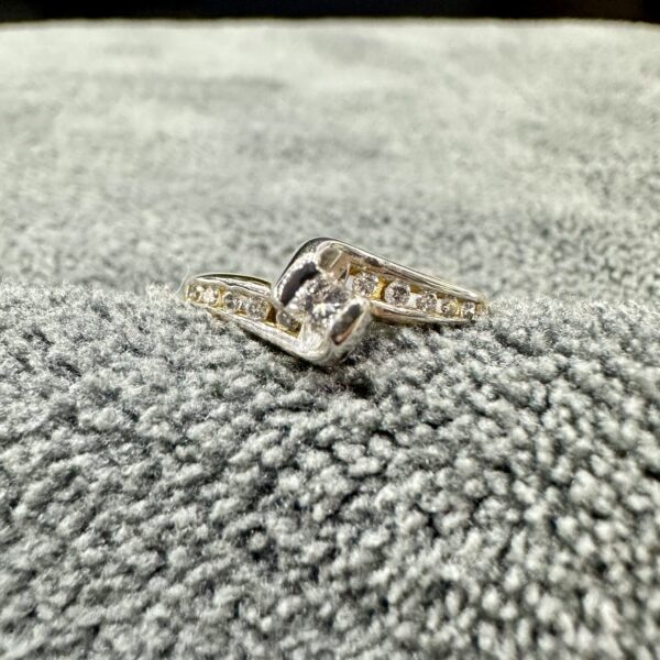 Gold14k Princess Diamond Ring