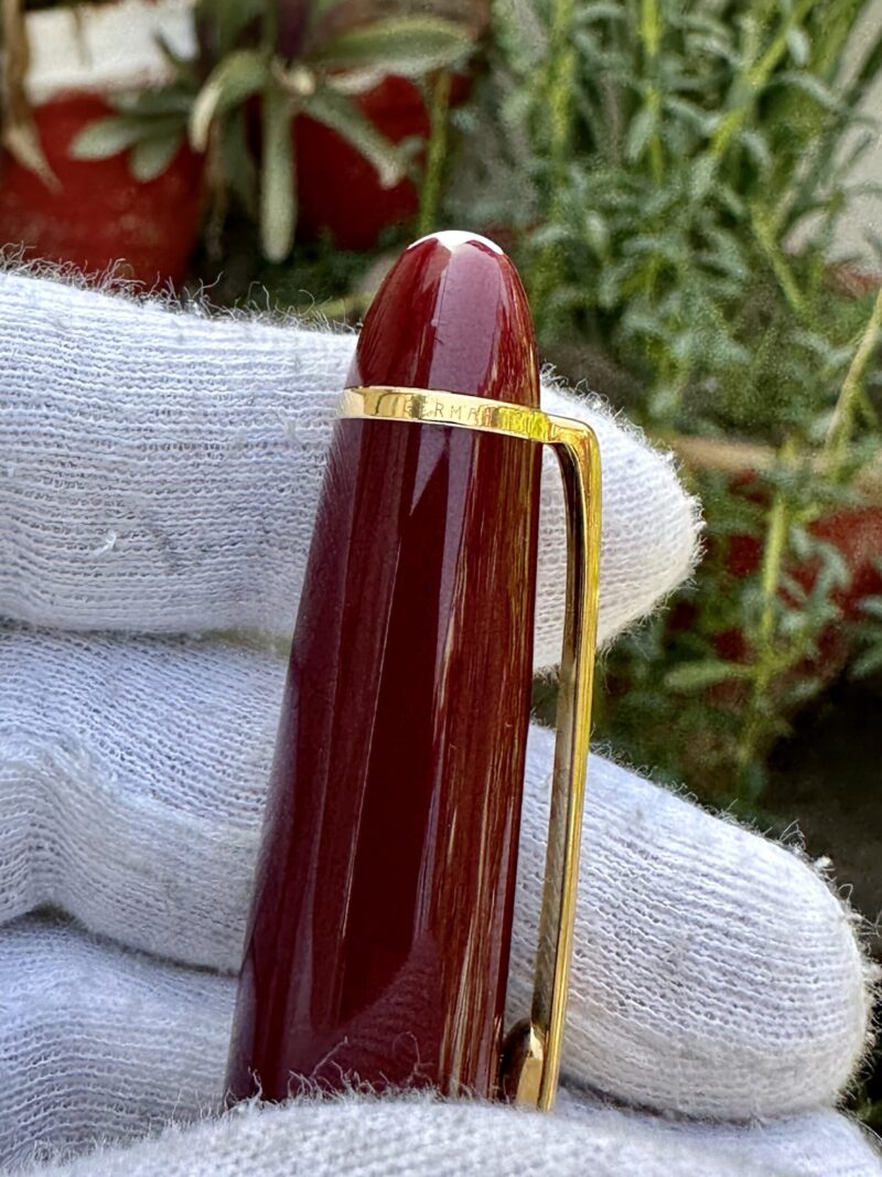 MONTBLANC 146 Rare Burgundy Fountain Pen Germany - Image 3
