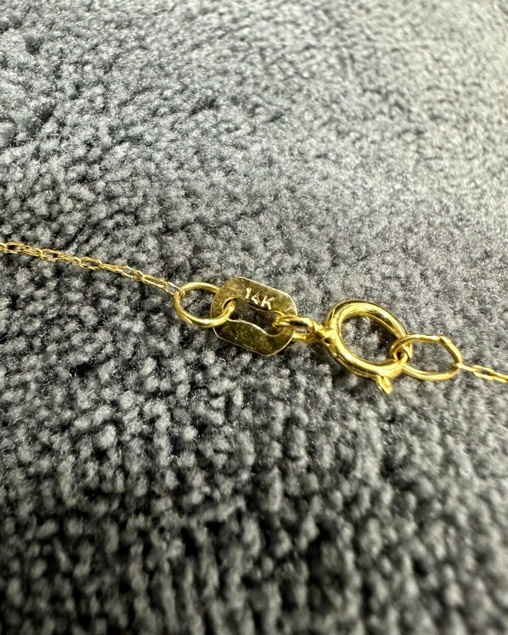 Gold14k Pendant Preloved Dubai With Chain 4x Diamonds – photo 2