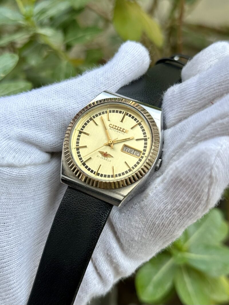 Citizen Automatic Japan Vintage Fluted Bezel - Image 2