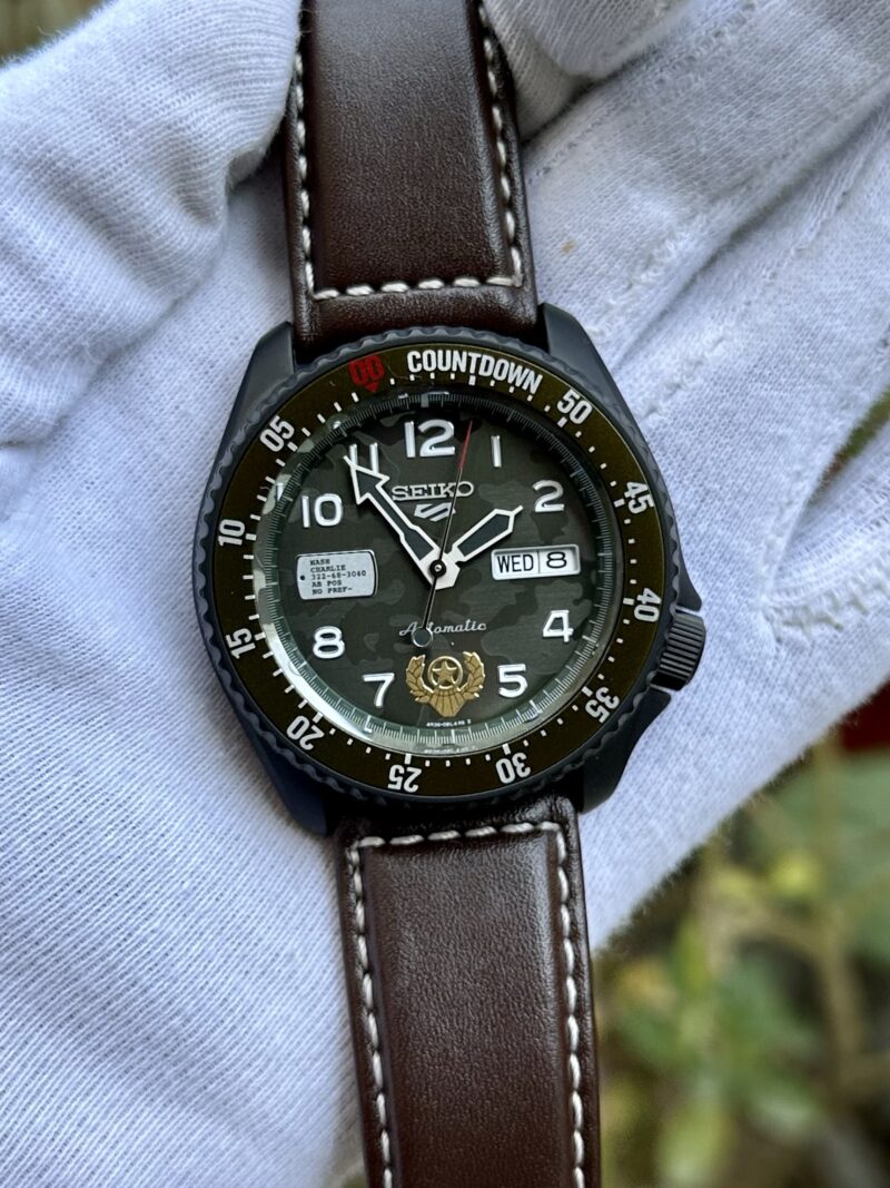 SEIKO 5 Street fighter Guile Japan  Limited