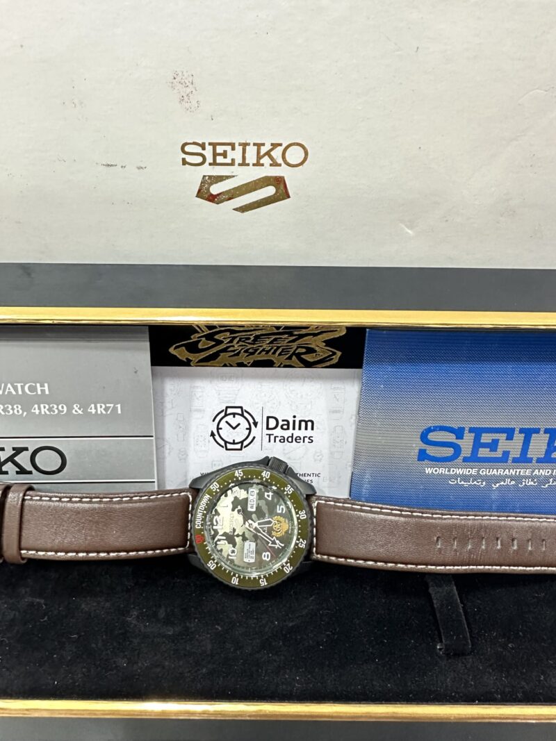 SEIKO 5 Street fighter Guile Japan  Limited - Image 2