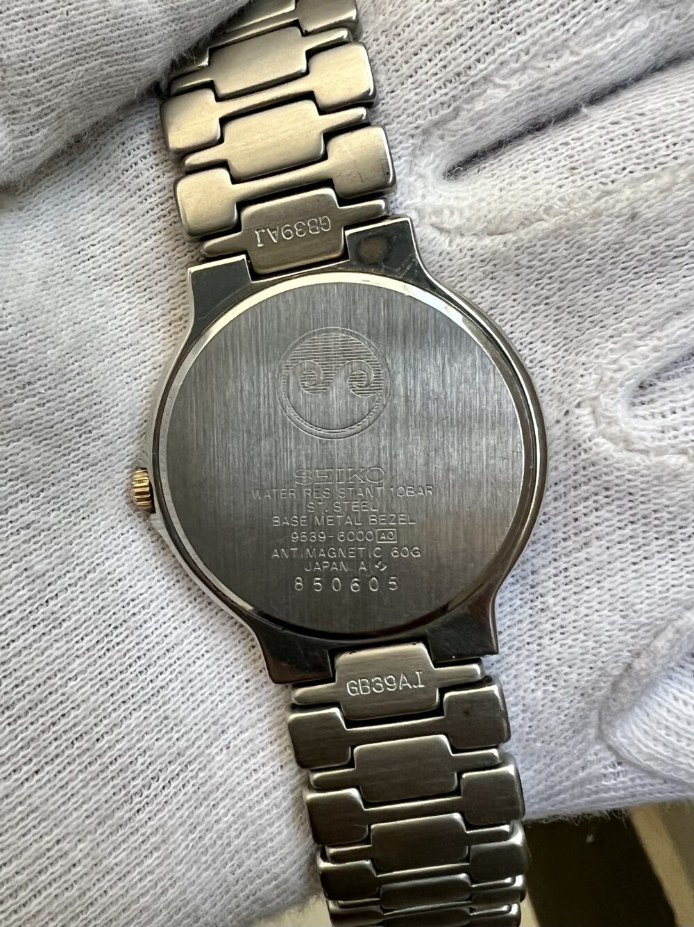 SEIKO Vintage Slim 9539-6000 Two-Tone Quartz Japan – photo 3