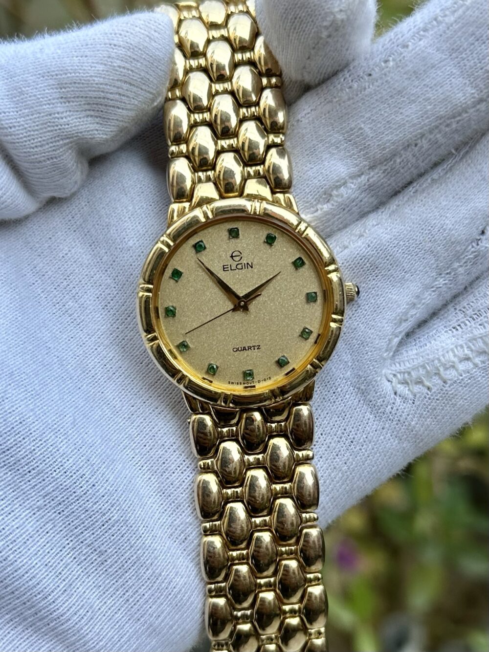 Elgin Swiss Gold Plated Mens