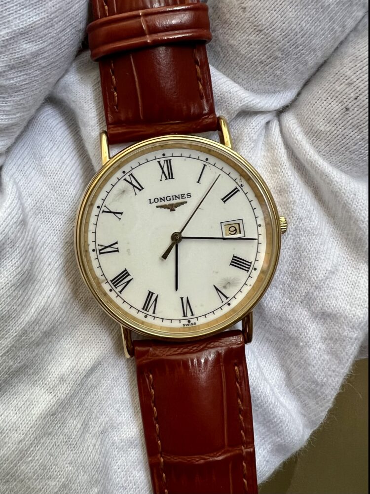 LONGINES Quartz Swiss 34mm Slim Gold Plated Daim Traders