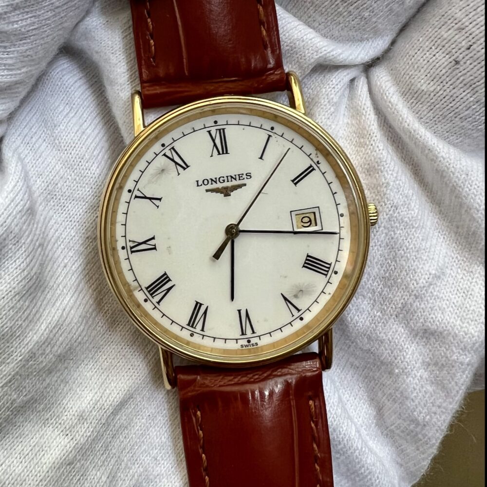 LONGINES Quartz Swiss 34mm Slim Gold Plated
