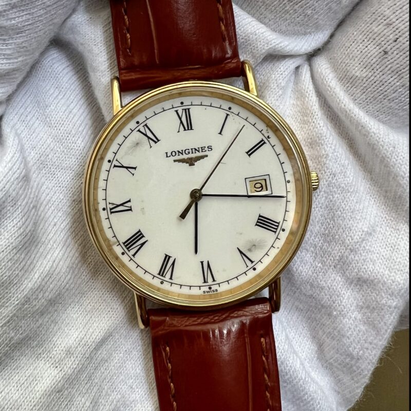 LONGINES Quartz Swiss 34mm Slim Gold Plated
