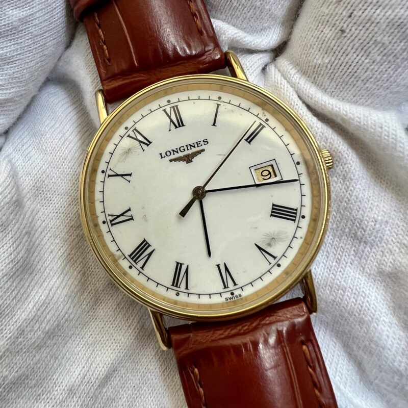 LONGINES Quartz Swiss 34mm Slim Gold Plated - Image 2