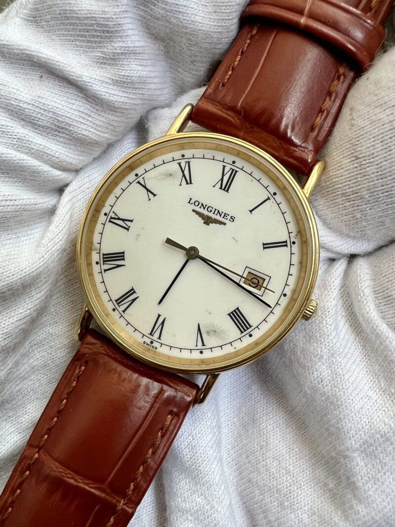 LONGINES Quartz Swiss 34mm Slim Gold Plated - Image 3