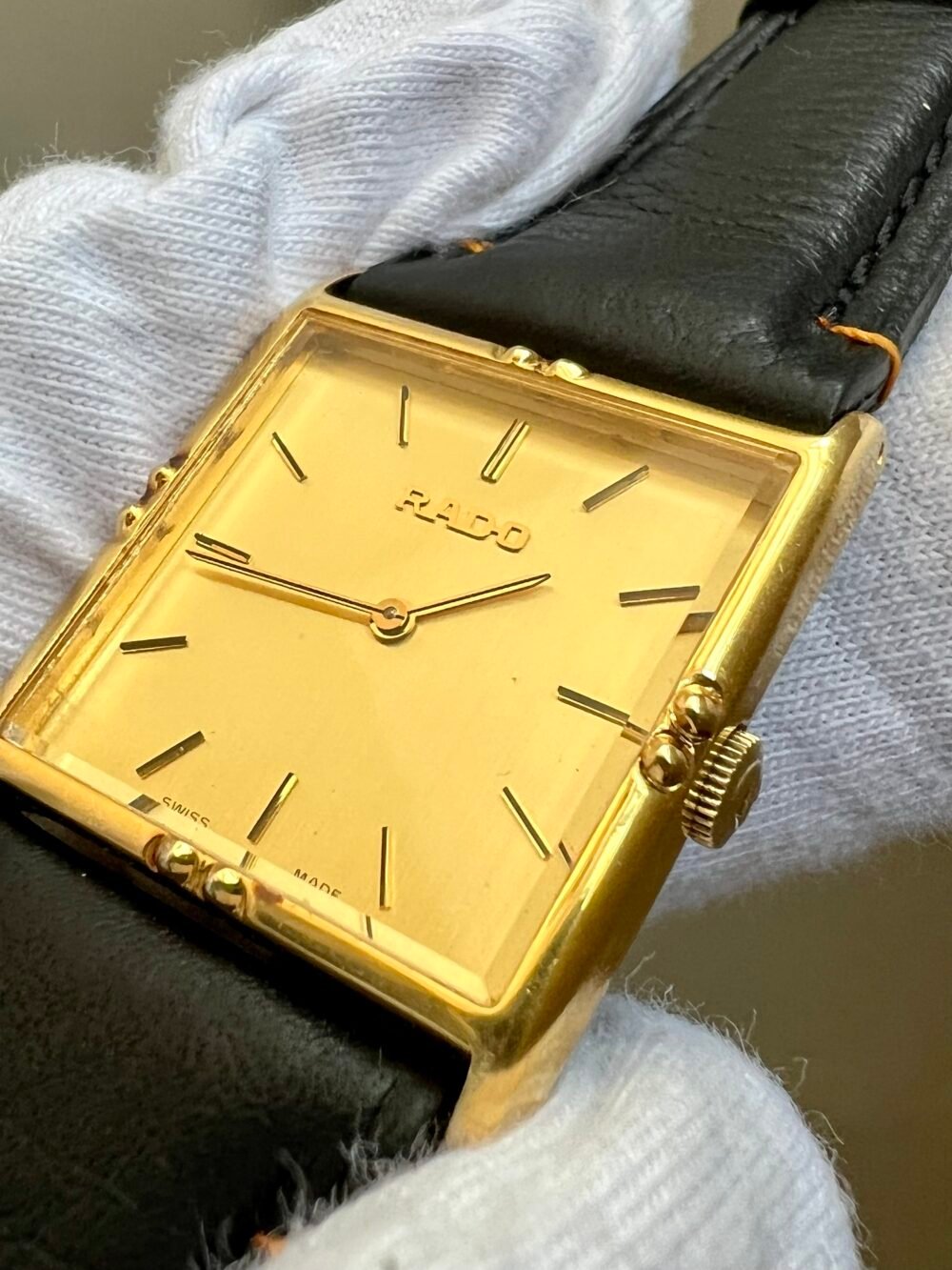 RADO Vintage Swiss Square 1.5gm Gold – photo 5