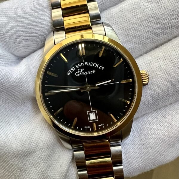 WEST END WATCH Co. Swiss Everbright Quartz 2 Tone