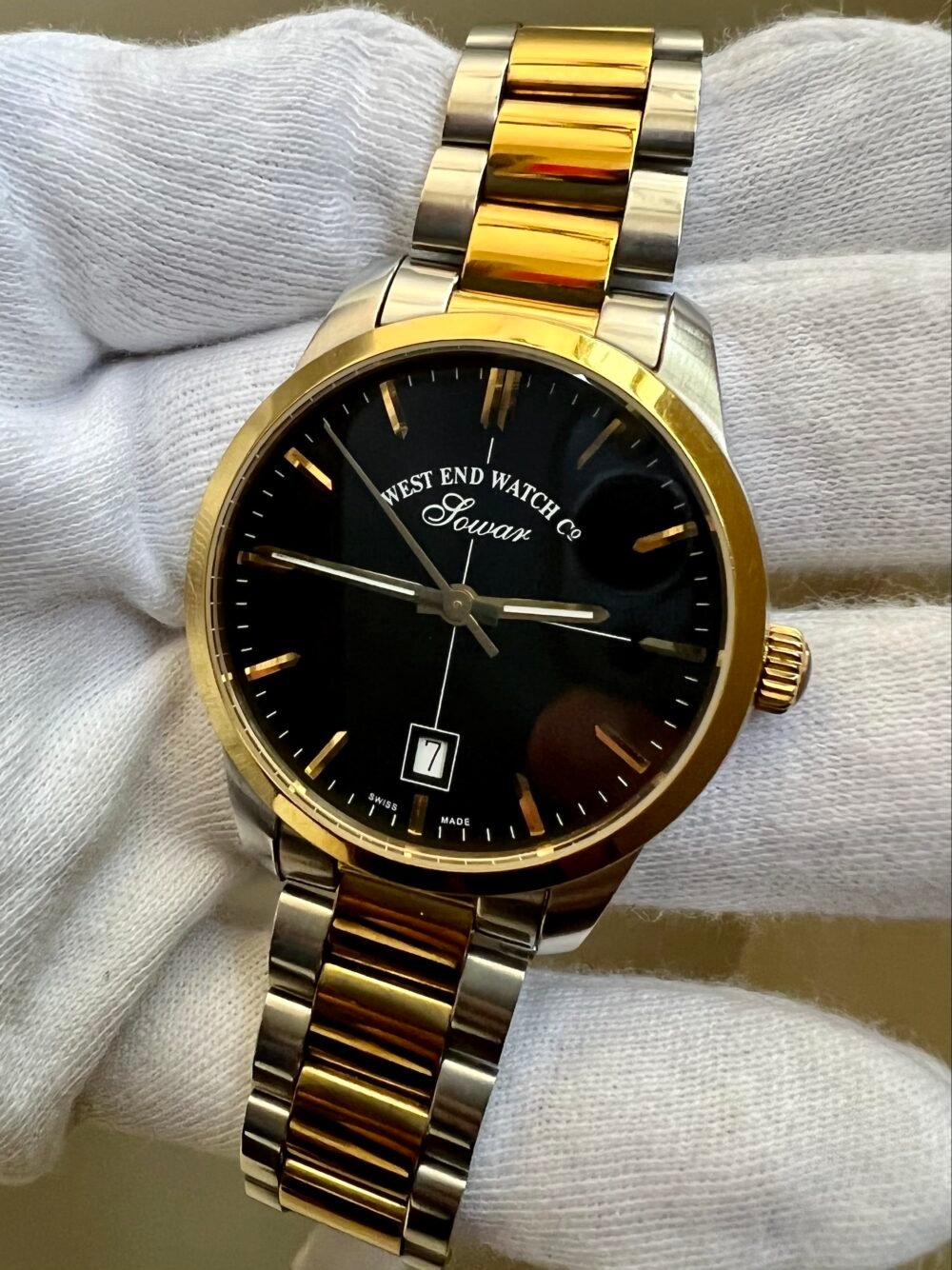 WEST END WATCH Co. Swiss Everbright Quartz 2 Tone – photo 5