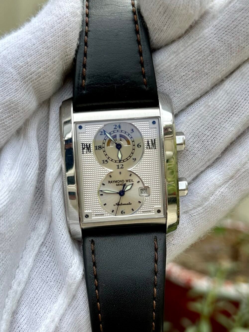 Raymond Weil Don Giovani 2888 Auto Dual Time Swiss Mens – photo 2