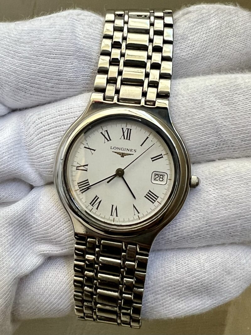 LONGINES Quartz Swiss  Roman Index Unisex - Image 4