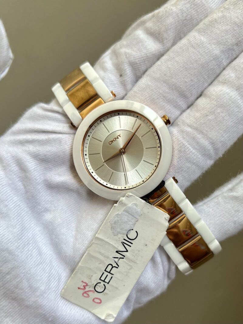DKNY Ladies Ceramic watch - Image 4