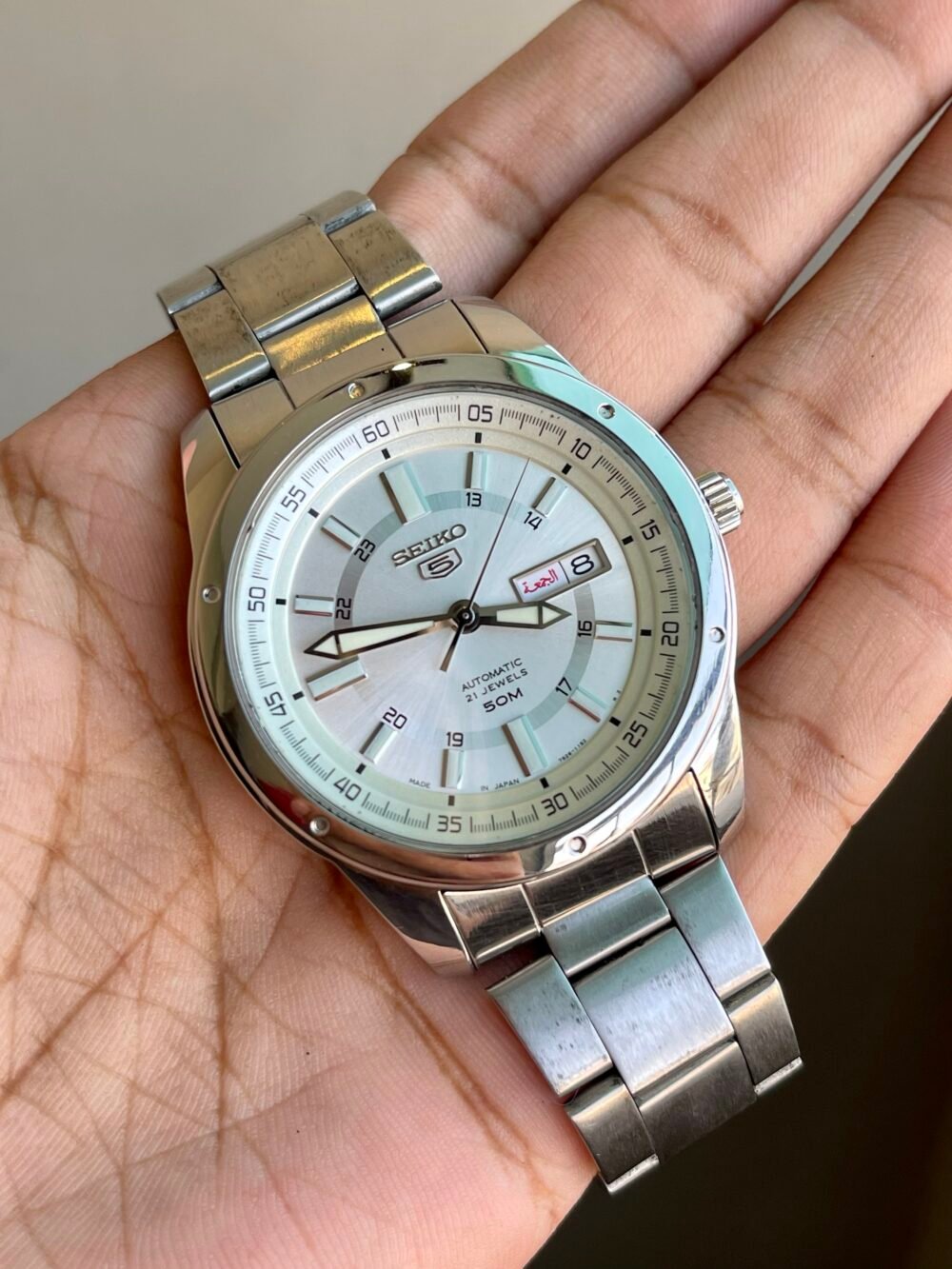 Seiko 5 Japan Silver Jumbo – photo 3