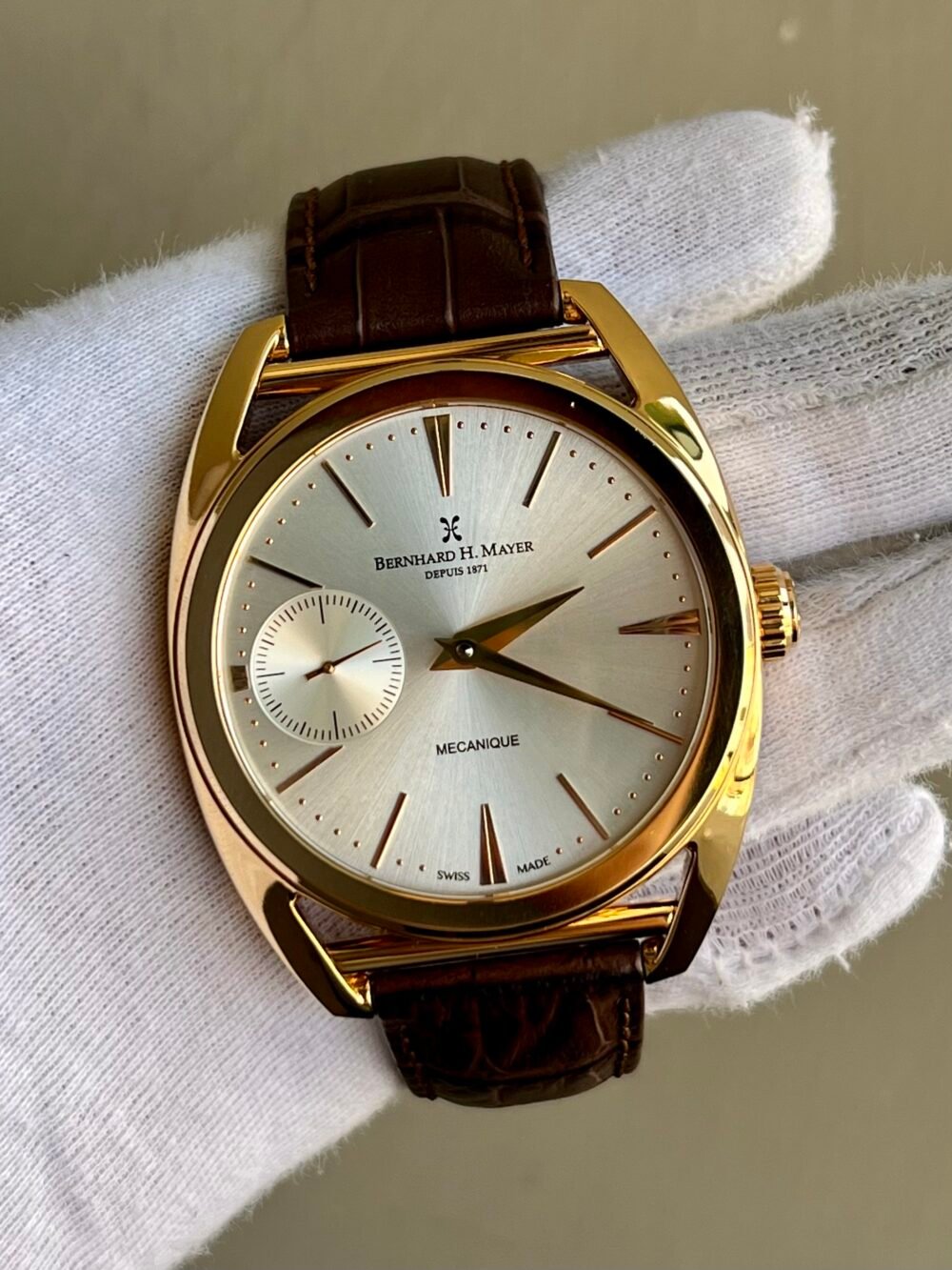 BERNHARD H.MAYER Mecanique Swiss Gold PVD