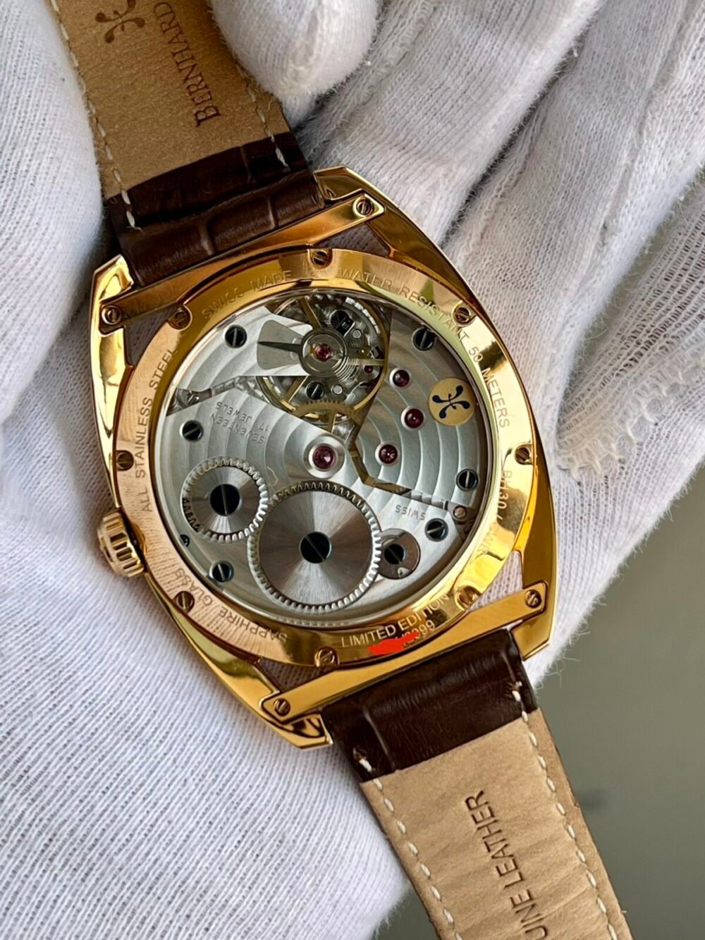 BERNHARD H.MAYER Mecanique Swiss Gold PVD – photo 4