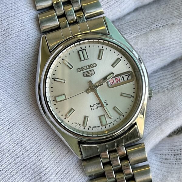 Seiko 5 Japan SNXS Silver
