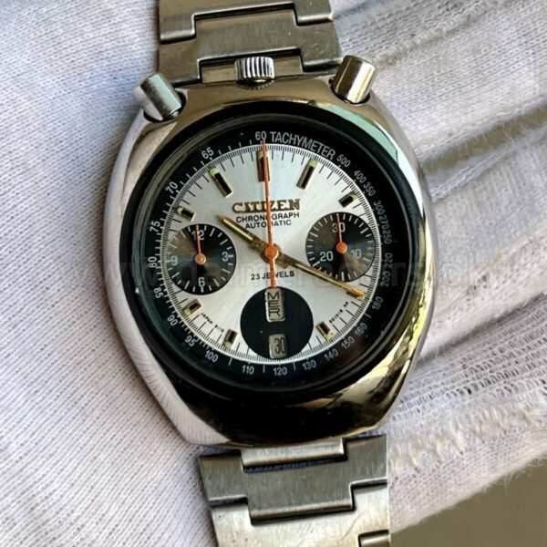 CITIZEN Bullhead Chronograph 67-9011 Automatic Japan Mens