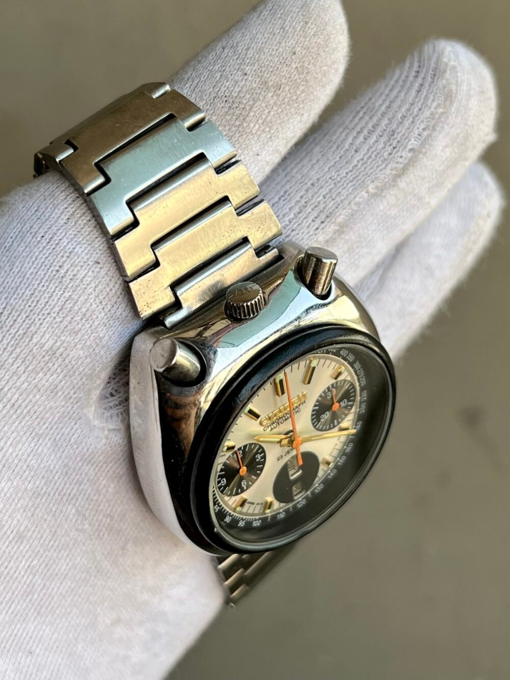 CITIZEN Bullhead Chronograph 67-9011 Automatic Japan Mens – photo 3