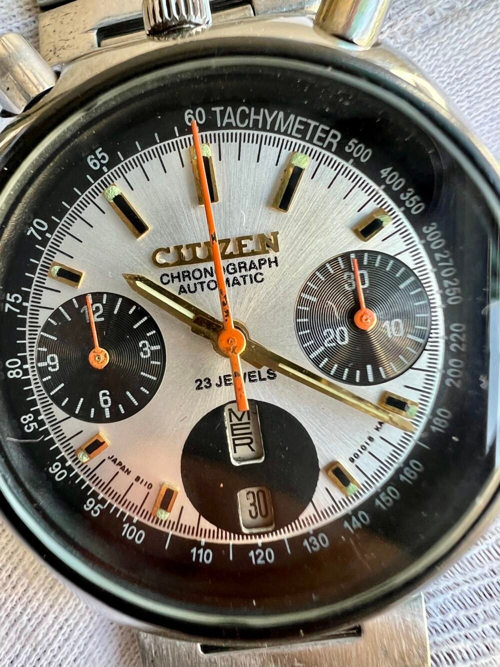 CITIZEN Bullhead Chronograph 67-9011 Automatic Japan Mens – photo 5