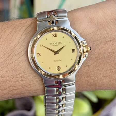 RAYMOND WEIL Parsifal 9190 Gold/Steel Quartz Swiss Mens