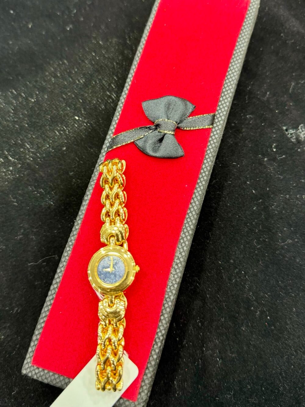 SEIKO SXJM74 Blue Dial Gold Plated Bracelet 26mm Vintage Quartz Japan Ladies – photo 4