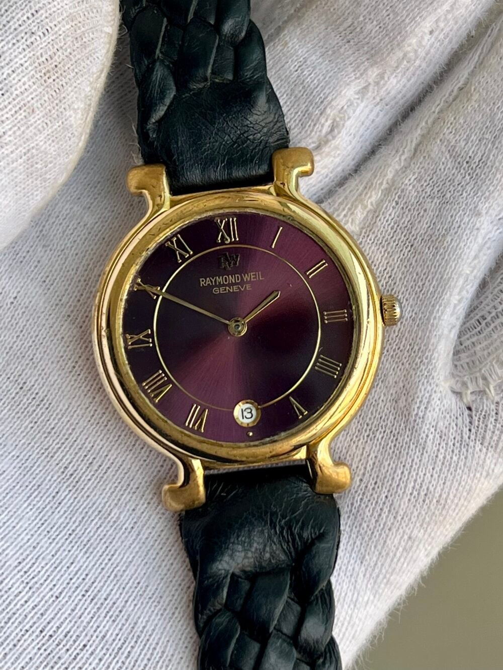 RAYMOND WEIL Traditional Unisex Swiss Quartz Purple 9136-2