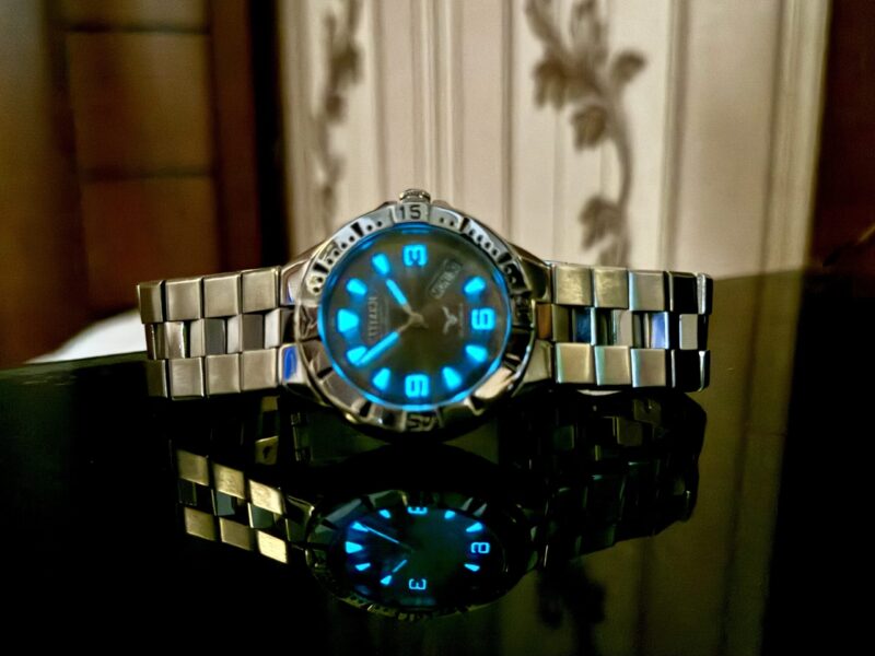 CITIZEN Vintage Blue Eagle Japan Mens - Image 2
