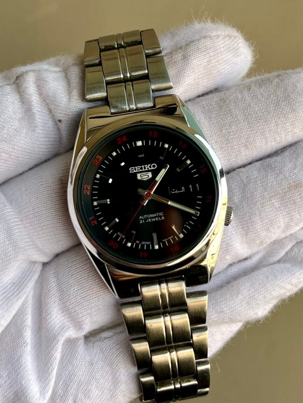 Seiko 5 Japan Automatic Black Dial – photo 4