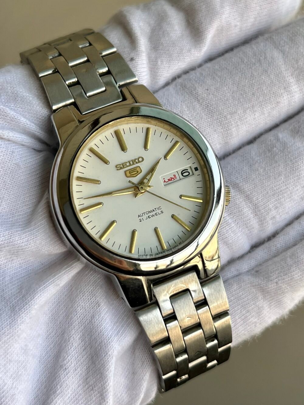 Seiko 5 Japan Automatic White Dial – photo 5