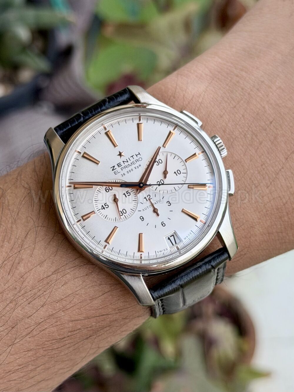 ZENITH Captain Chronograph El Primero 03.2110.400 Silver Dial 42mm Automatic Swiss Mens – photo 2