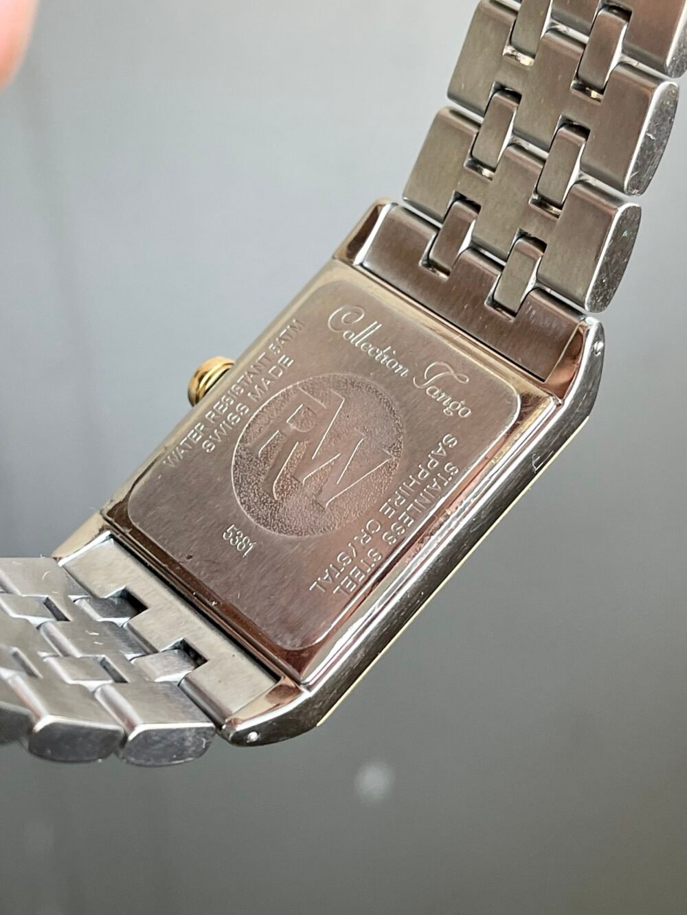 RAYMOND WEIL Tango 5381 Two-Tone Tank Quartz Swiss Mens – photo 3