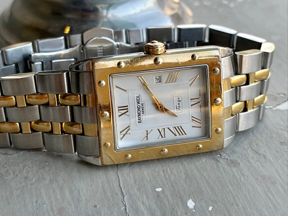 RAYMOND WEIL Tango 5381 Two-Tone Tank Quartz Swiss Mens – photo 4