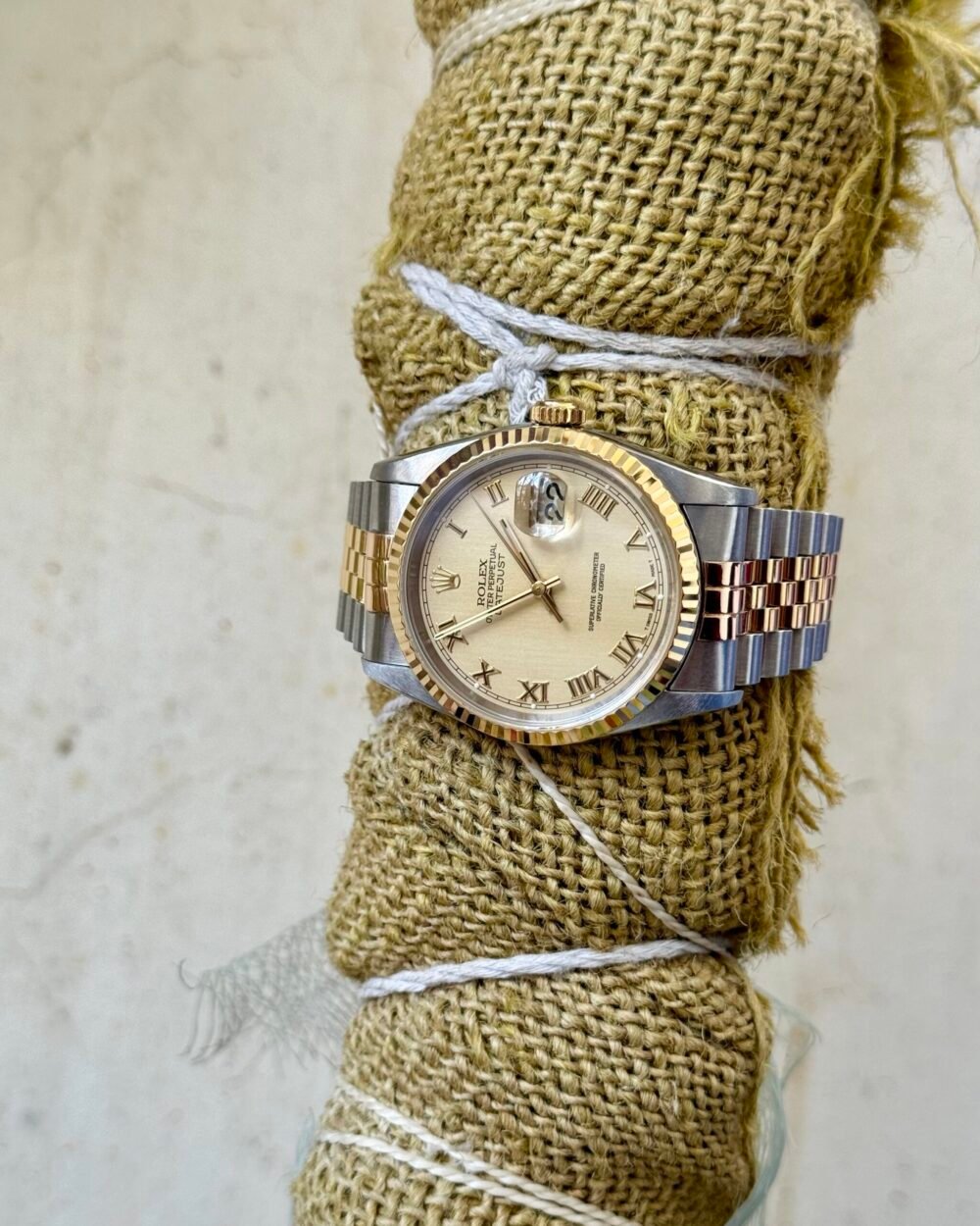 ROLEX Datejust 16233 Gold Steel Swiss Mens – photo 2