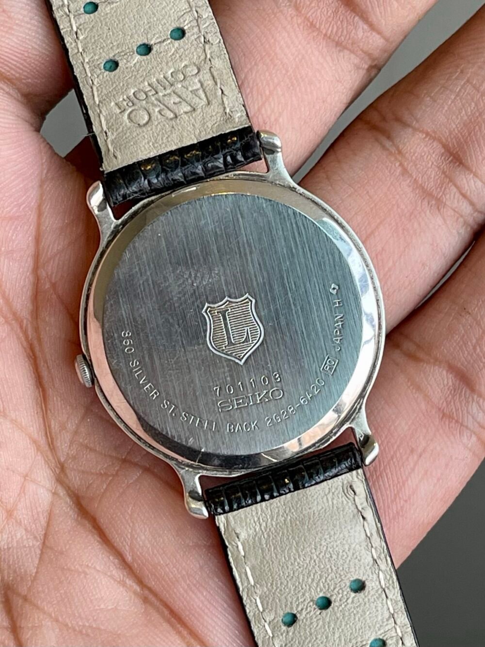 SEIKO League 1987 Vintage 34mm Fine Silver Quartz Japan Unisex – photo 2