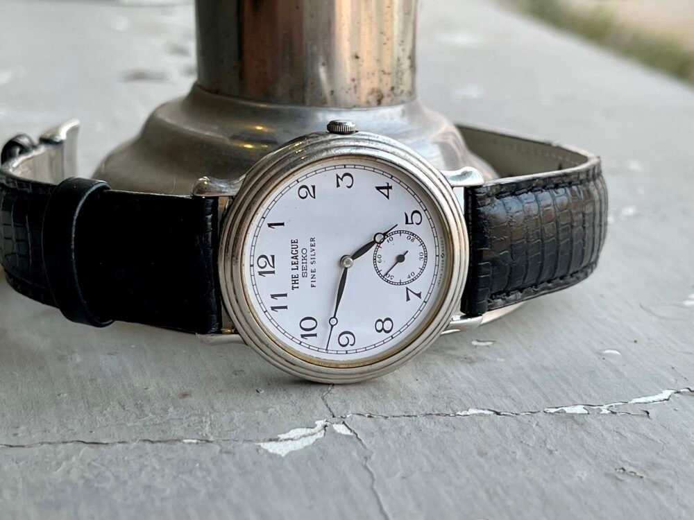 SEIKO League 1987 Vintage 34mm Fine Silver Quartz Japan Unisex – photo 3