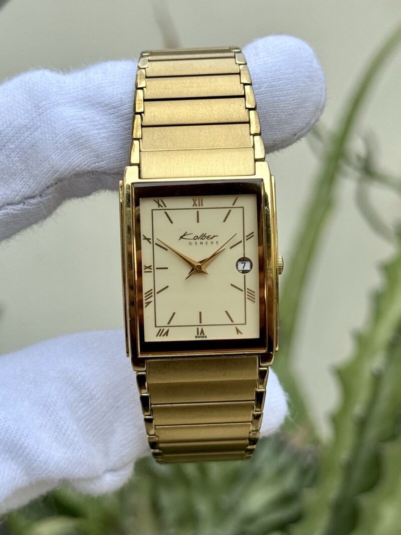 KOLBER Geneva Swiss Tank Quartz Mens