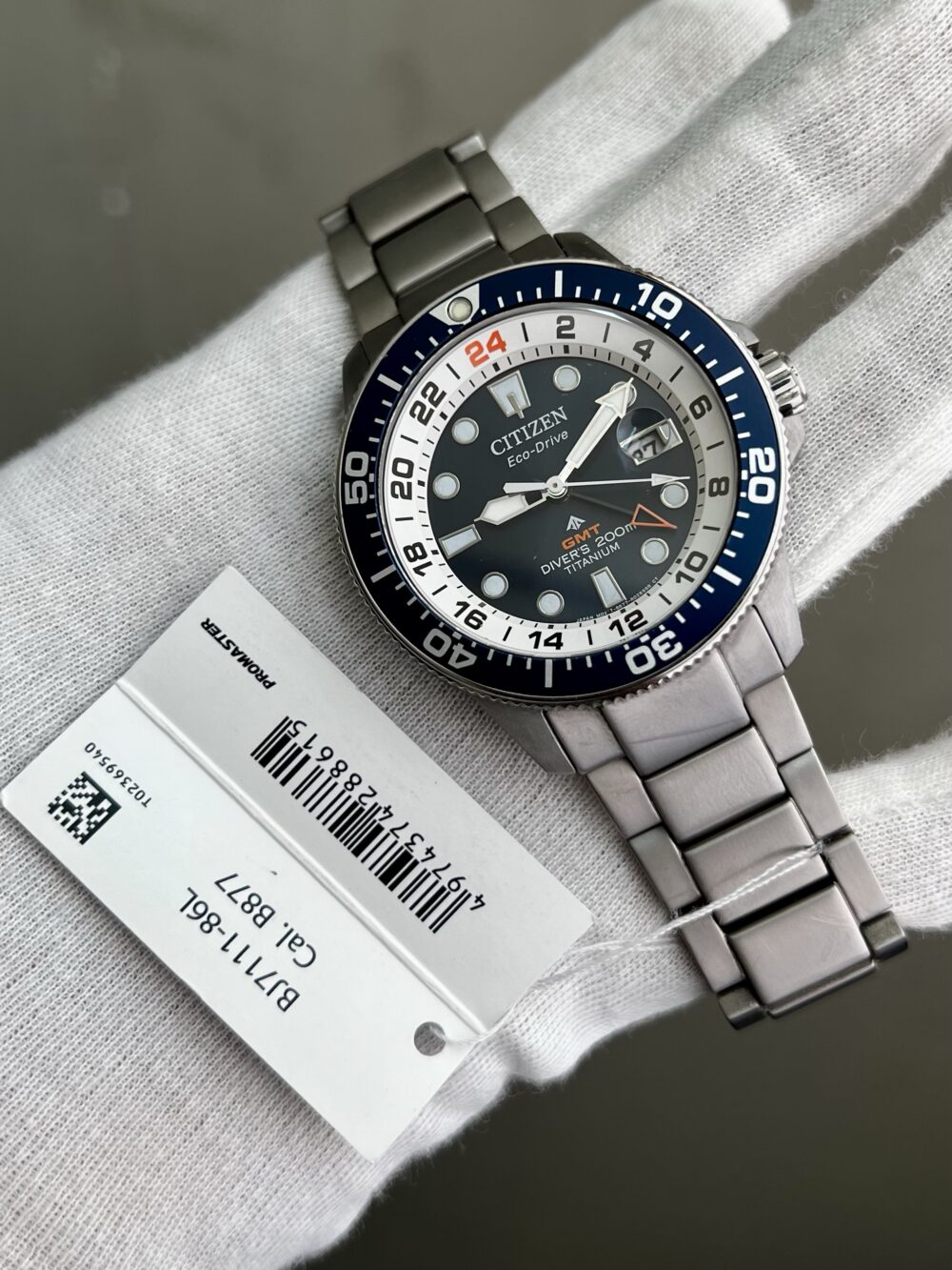 CITIZEN Eco-Drive Titanium BJ7111-86L Blue Dial Japan Mens – photo 4