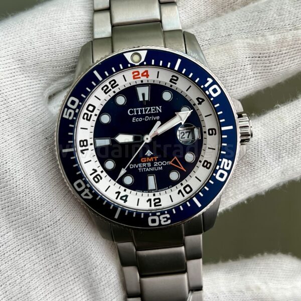 CITIZEN Eco-Drive Titanium BJ7111-86L Blue Dial Japan Mens