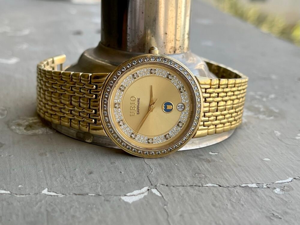 URIO Swiss Quartz Unisex Sapphire Gold Plated – photo 4