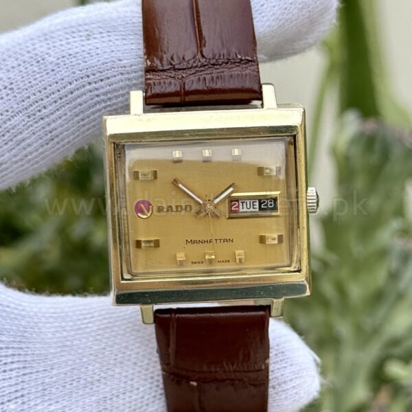 RADO Manhattan Swiss Gold Plated
