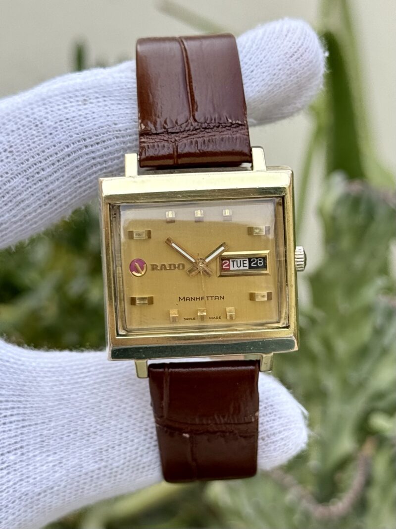 RADO Manhattan Swiss Gold Plated